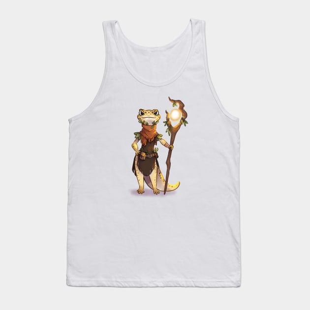 Druid Lizard Tank Top by Melissa Jan